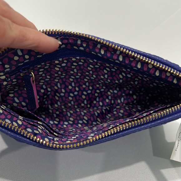 Preppy Poly Wristlet Blue - Picture 6 of 6